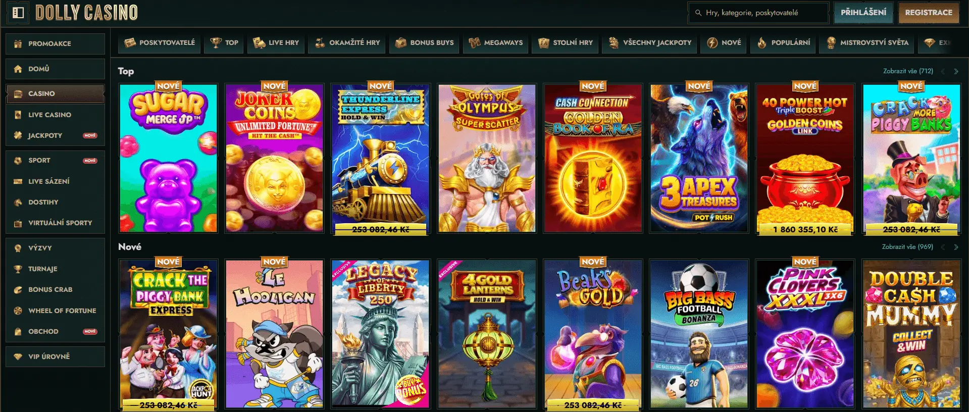 Dolly Casino — screenshot